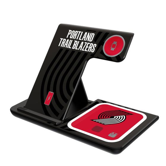 Portland Trail Blazers Tilt 3 in 1 Charging Station-0