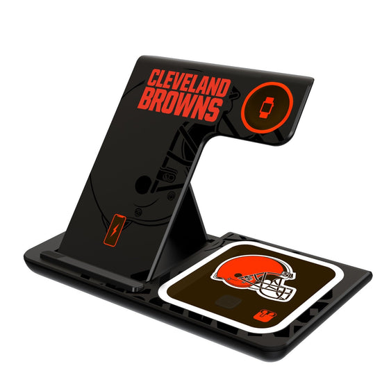 Cleveland Browns Tilt 3 in 1 Charging Station - 757 Sports Collectibles