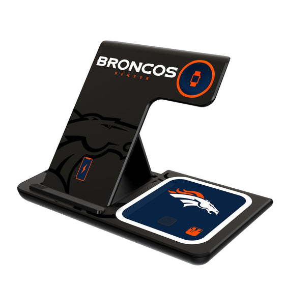 Denver Broncos Tilt 3 in 1 Charging Station - 757 Sports Collectibles