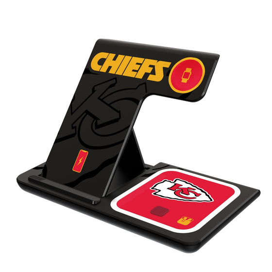 Kansas City Chiefs Tilt 3 in 1 Charging Station - 757 Sports Collectibles