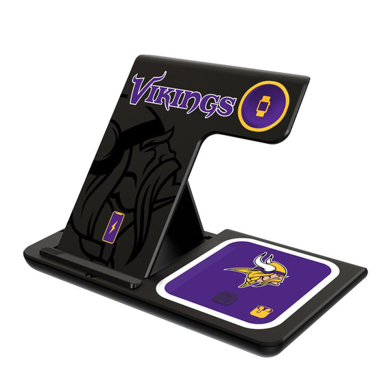 Minnesota Vikings Tilt 3 in 1 Charging Station - 757 Sports Collectibles