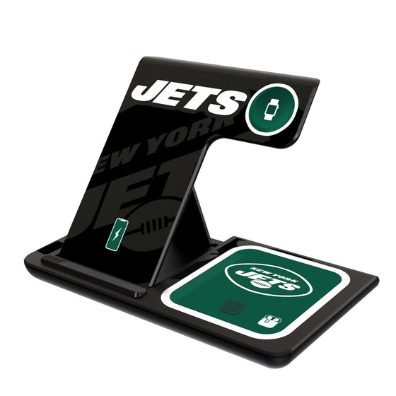 New York Jets Tilt 3 in 1 Charging Station - 757 Sports Collectibles