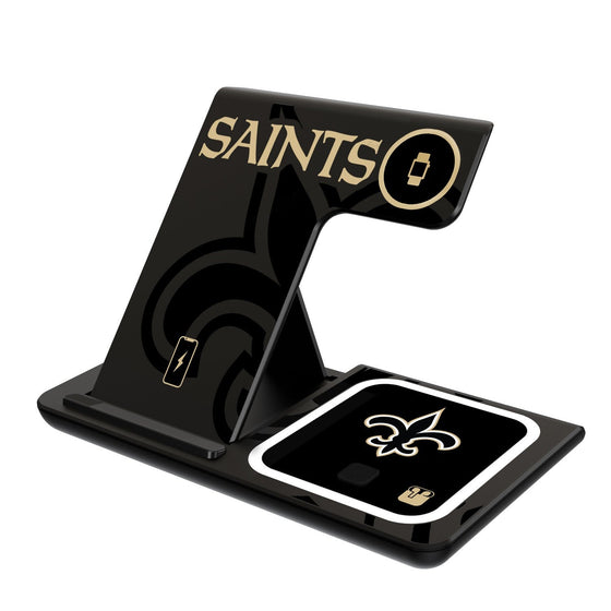 New Orleans Saints Tilt 3 in 1 Charging Station - 757 Sports Collectibles