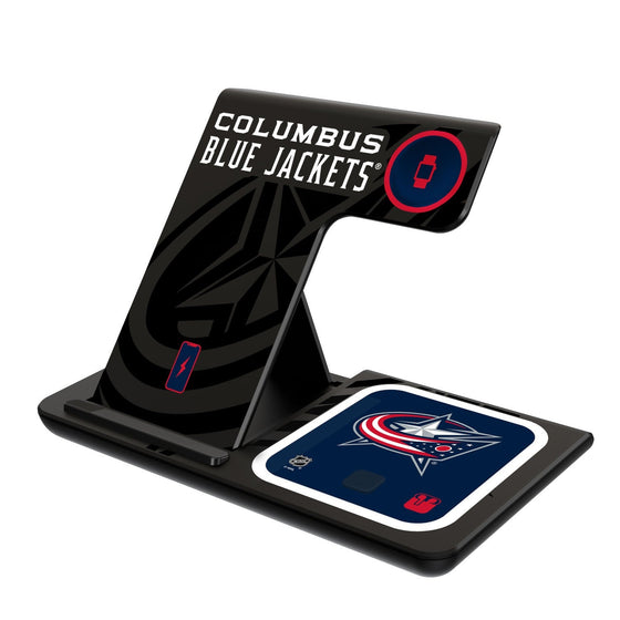 Columbus Blue Jackets Tilt 3 in 1 Charging Station-0