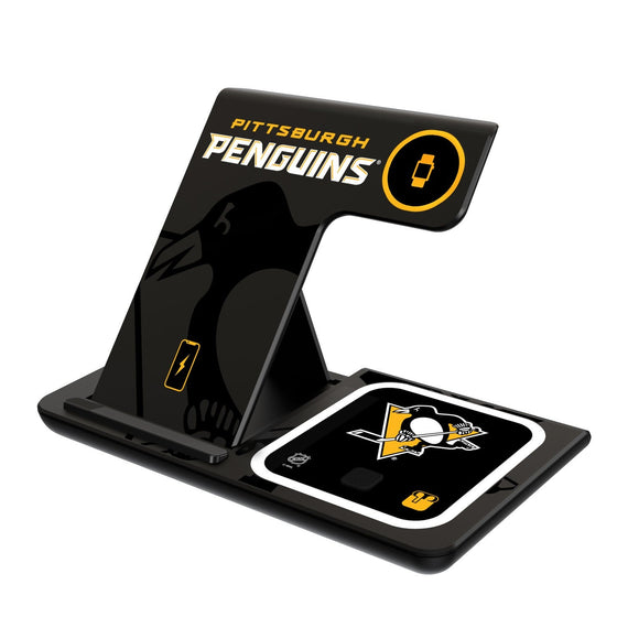 Pittsburgh Penguins Tilt 3 in 1 Charging Station-0