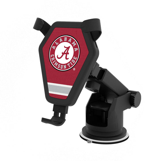 Alabama Crimson Tide Stripe Wireless Car Charger-0