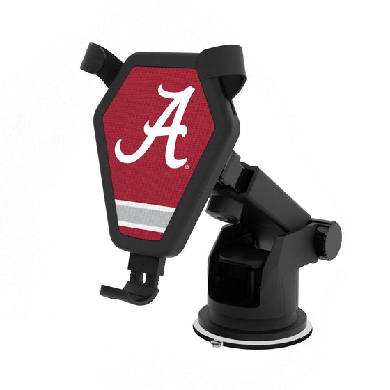 Alabama Crimson Tide Stripe Wireless Car Charger-0