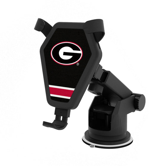 Georgia Bulldogs Stripe Wireless Car Charger-0