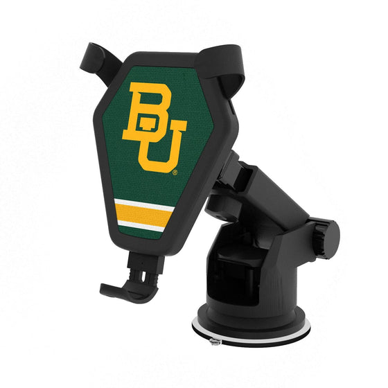 Baylor Bears Stripe Wireless Car Charger-0