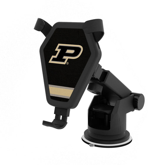 Purdue Boilermakers Stripe Wireless Car Charger-0