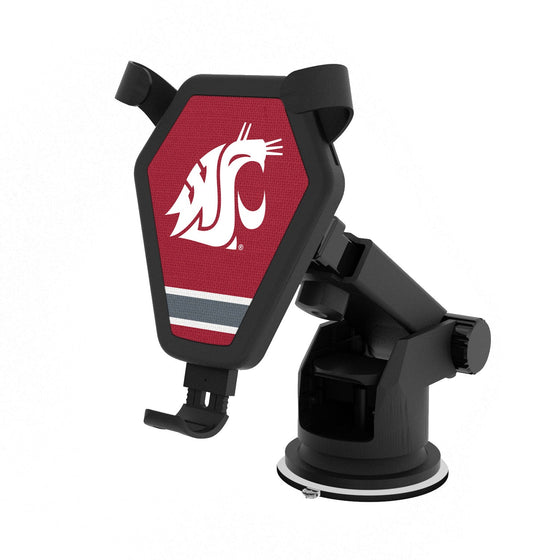 Washington State Cougars Stripe Wireless Car Charger-0