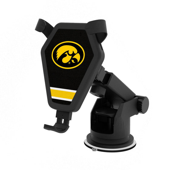 Iowa Hawkeyes Stripe Wireless Car Charger-0