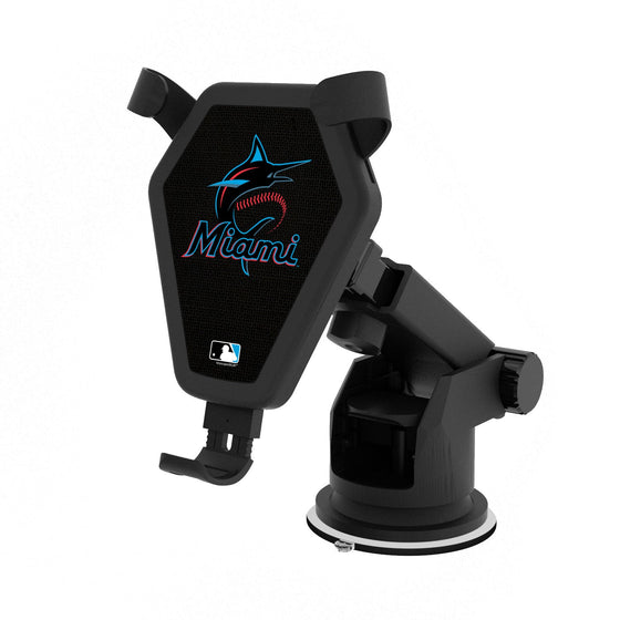 Miami Marlins Solid Wireless Car Charger - 757 Sports Collectibles