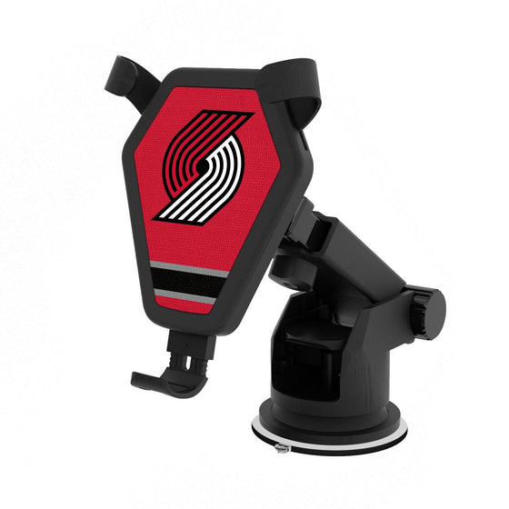 Portland Trail Blazers Stripe Wireless Car Charger-0