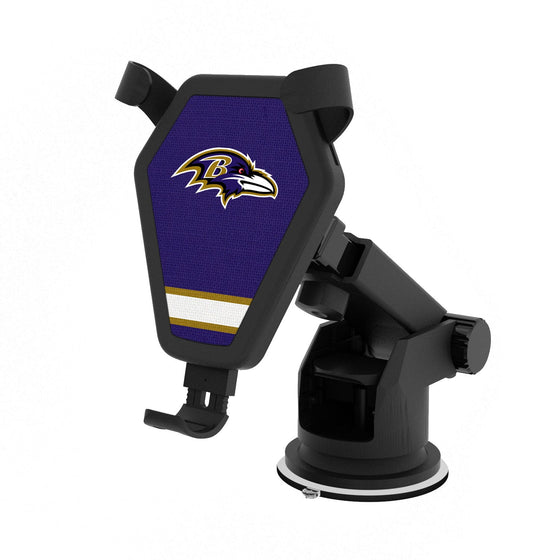 Baltimore Ravens Stripe Wireless Car Charger - 757 Sports Collectibles