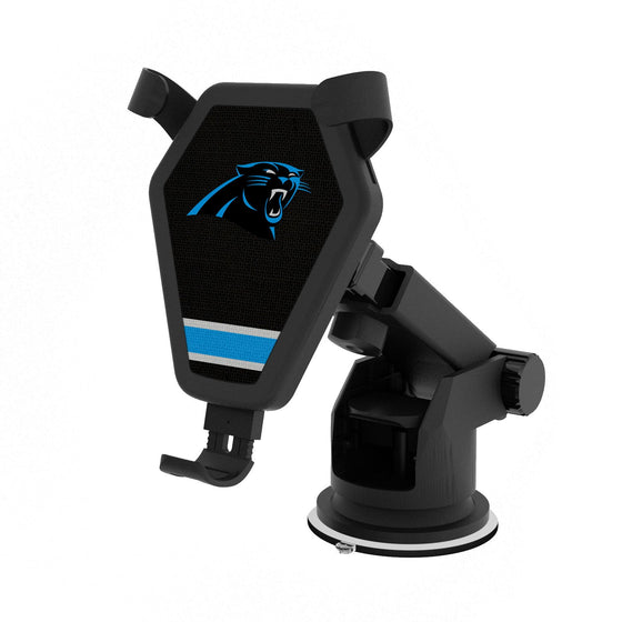 Carolina Panthers Stripe Wireless Car Charger - 757 Sports Collectibles