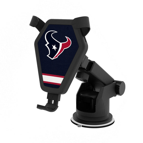 Houston Texans Stripe Wireless Car Charger - 757 Sports Collectibles