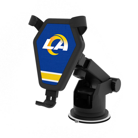 Los Angeles Rams Stripe Wireless Car Charger - 757 Sports Collectibles