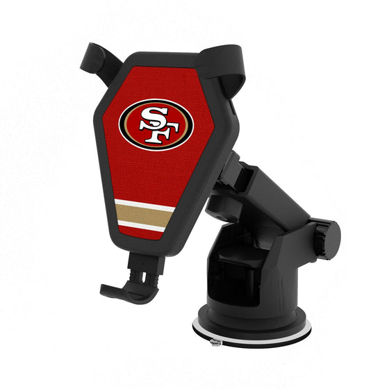 San Francisco 49ers Stripe Wireless Car Charger - 757 Sports Collectibles