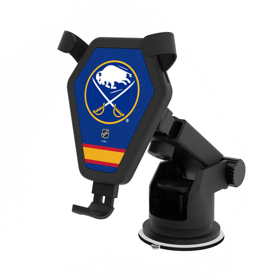 Buffalo Sabres Stripe Wireless Car Charger-0