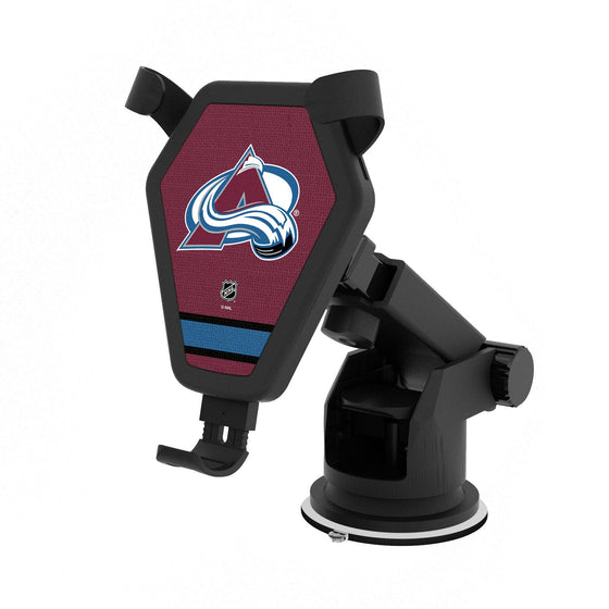 Colorado Avalanche Stripe Wireless Car Charger-0