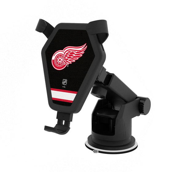 Detroit Red Wings Stripe Wireless Car Charger-0