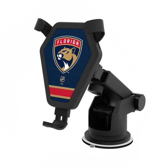 Florida Panthers Stripe Wireless Car Charger-0