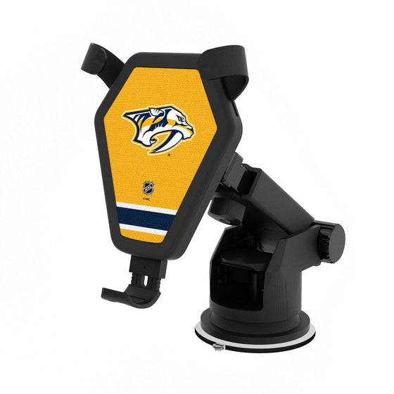 Nashville Predators Stripe Wireless Car Charger-0