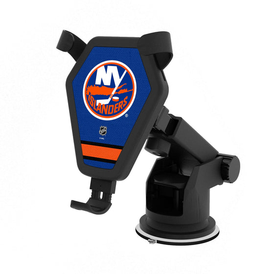 New York Islanders Stripe Wireless Car Charger-0