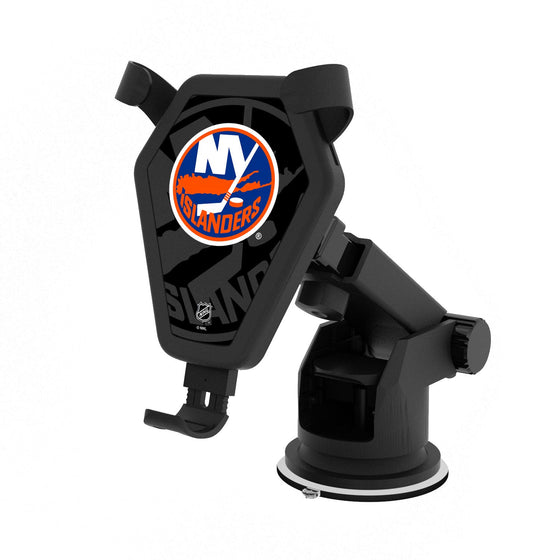 New York Islanders Tilt Wireless Car Charger-0