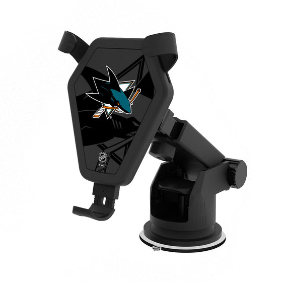 San Jose Sharks Tilt Wireless Car Charger-0