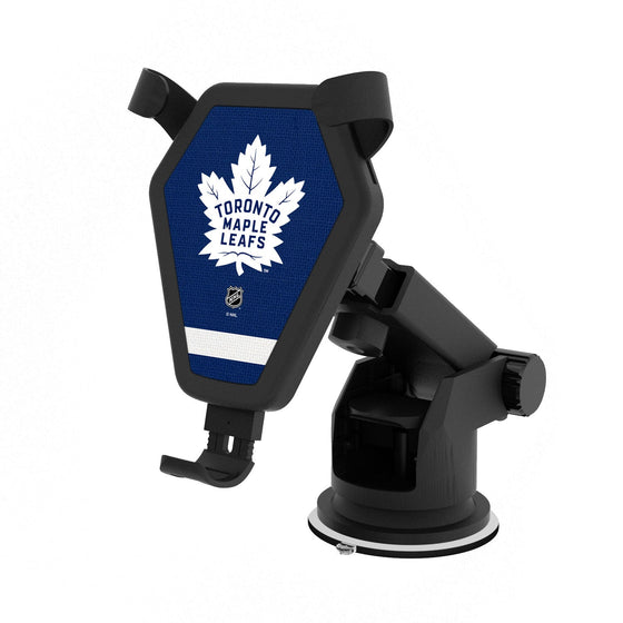 Toronto Maple Leafs Stripe Wireless Car Charger-0