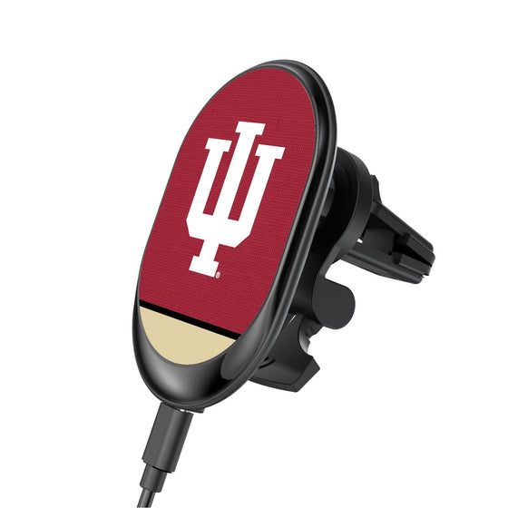 Indiana Hoosiers Solid Wordmark Wireless Car Charger-0