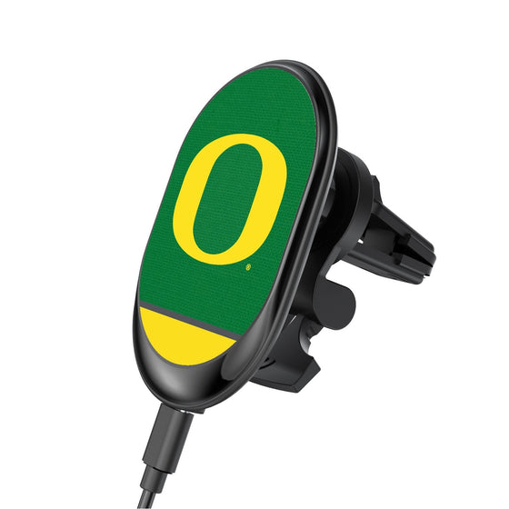 Oregon Ducks Solid Wordmark Wireless Car Charger-0