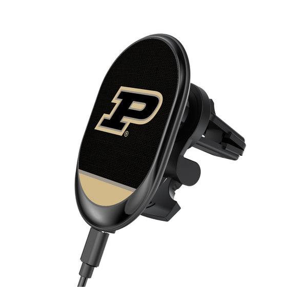 Purdue Boilermakers Solid Wordmark Wireless Car Charger-0