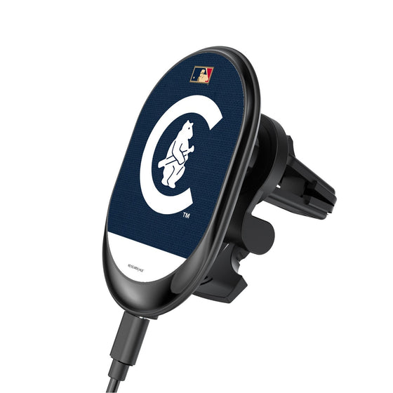 Chicago Cubs Home 1911-1912 - Cooperstown Collection Solid Wordmark Wireless Car Charger - 757 Sports Collectibles