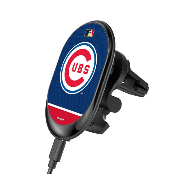 Chicago Cubs 1958-1978 - Cooperstown Collection Solid Wordmark Wireless Car Charger - 757 Sports Collectibles