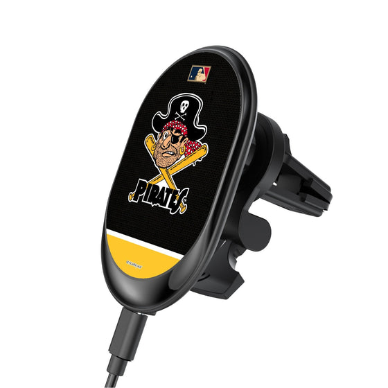 Pittsburgh Pirates 1958-1966 - Cooperstown Collection Solid Wordmark Wireless Car Charger - 757 Sports Collectibles