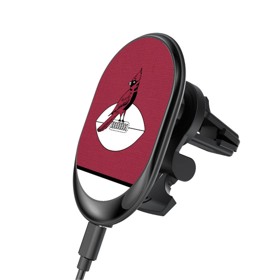 Chicago Cardinals 1947-1959 Historic Collection Solid Wordmark Wireless Car Charger - 757 Sports Collectibles