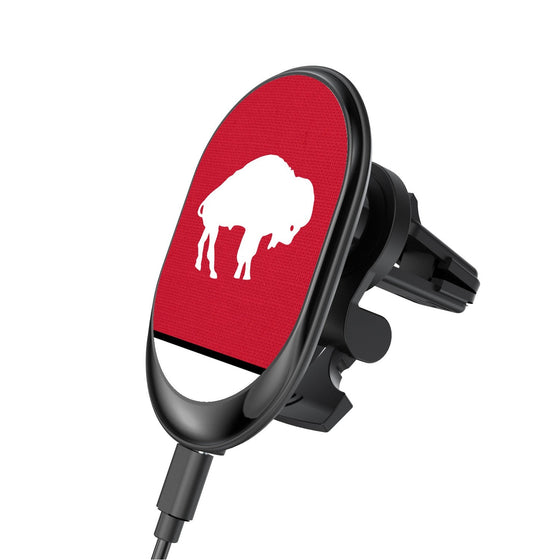 Buffalo Bills Solid Wordmark Wireless Car Charger - 757 Sports Collectibles