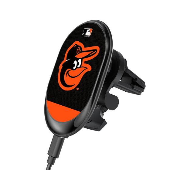 Baltimore Orioles Solid Wordmark Wireless Car Charger - 757 Sports Collectibles