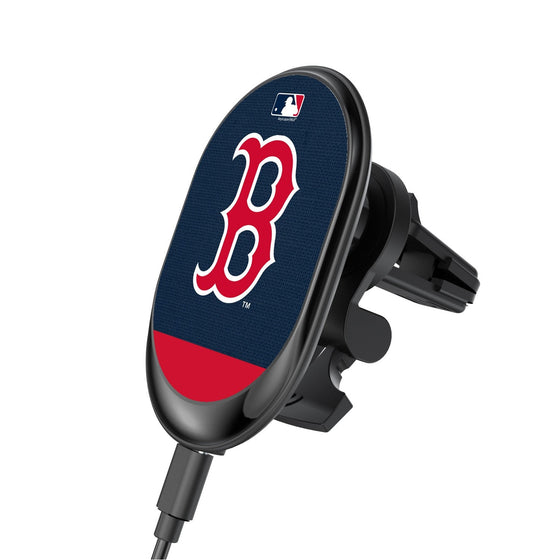 Boston Red Sox Solid Wordmark Wireless Car Charger - 757 Sports Collectibles
