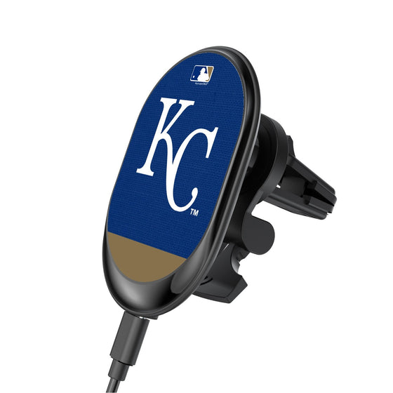 Kansas City Royals Solid Wordmark Wireless Car Charger - 757 Sports Collectibles