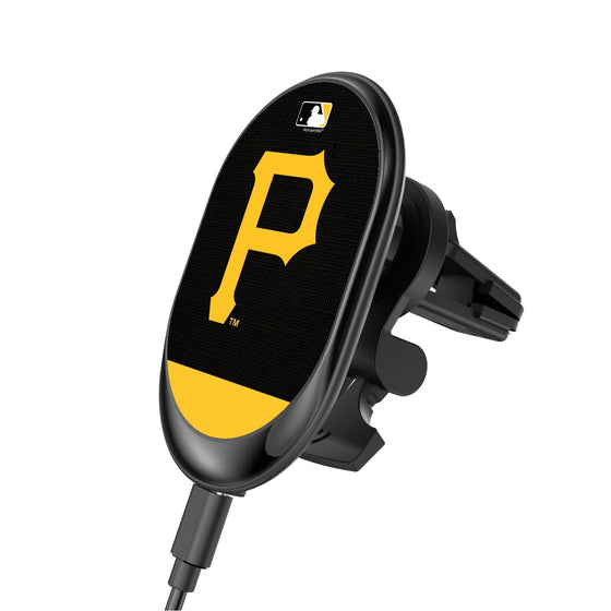 Pittsburgh Pirates Solid Wordmark Wireless Car Charger - 757 Sports Collectibles