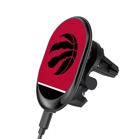 Toronto Raptors Solid Wordmark Wireless Car Charger-0