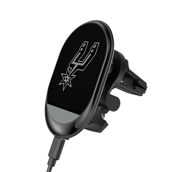 San Antonio Spurs Solid Wordmark Wireless Car Charger-0