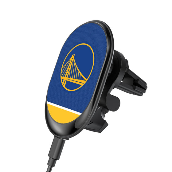 Golden State Warriors Solid Wordmark Wireless Car Charger-0