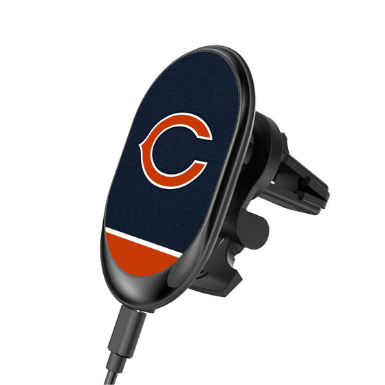 Chicago Bears Solid Wordmark Wireless Car Charger - 757 Sports Collectibles