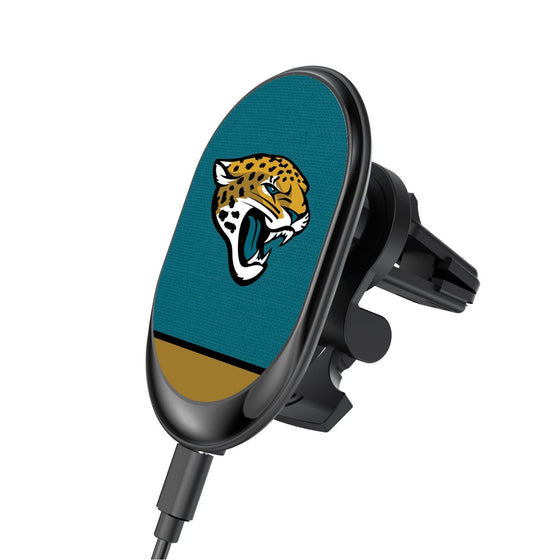 Jacksonville Jaguars Solid Wordmark Wireless Car Charger - 757 Sports Collectibles