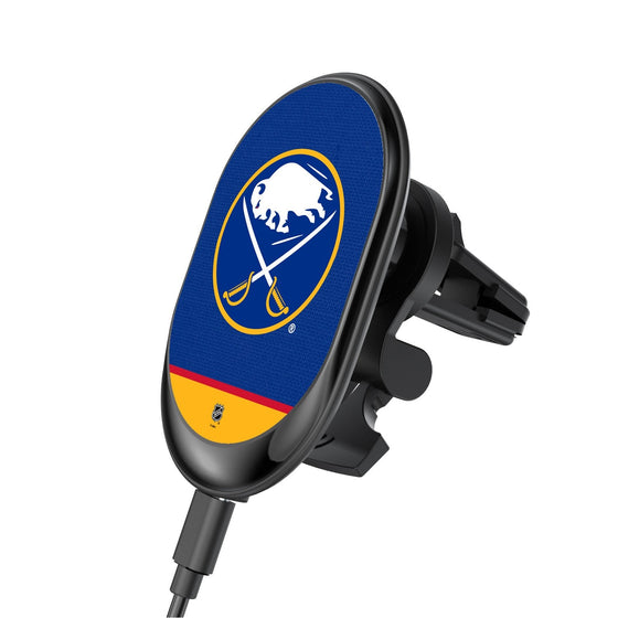 Buffalo Sabres Solid Wordmark Wireless Car Charger-0